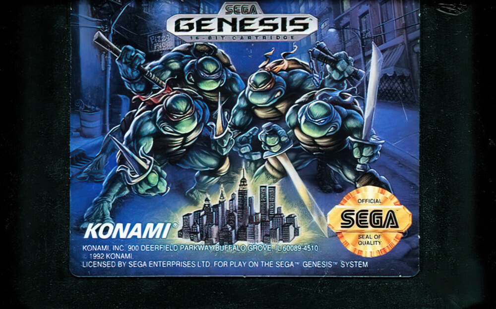 Лицензионный картридж Teenage Mutant Ninja Turtles - The Hyperstone Heist для Genesis